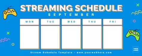 Edit a Stream Schedule