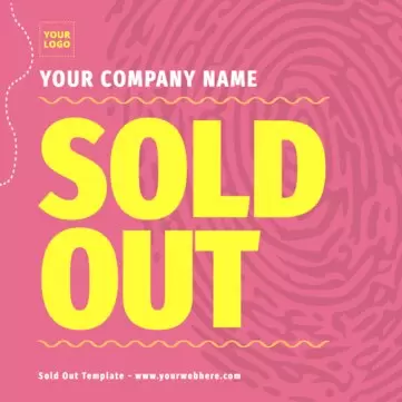 Edit a Sold out sign