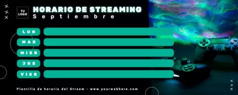 Edita un Horario de Stream