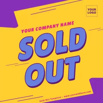 Edit a Sold out sign