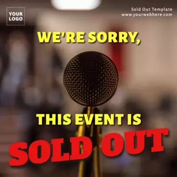 Edit a Sold out sign