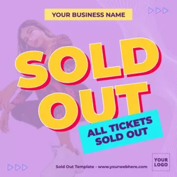 Edit a Sold out sign