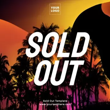 Edit a Sold out sign