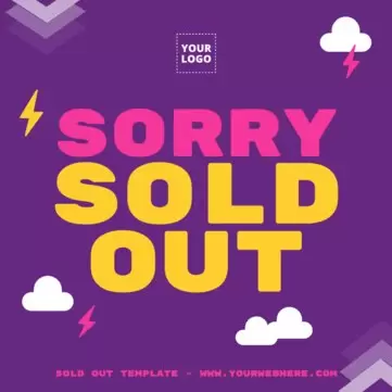 Edit a Sold out sign