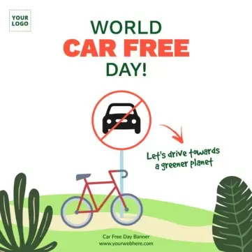 Edit a Free Car Day banner