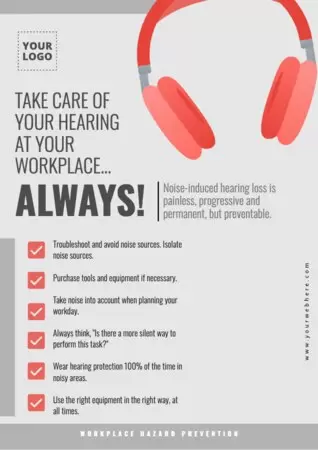 Edit a workplace hazard poster