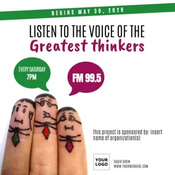 Edit a Radio show poster