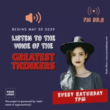 Edit a Radio show poster