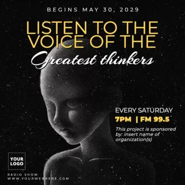 Edit a Radio show poster