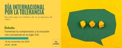 Edita un cartel de Tolerancia