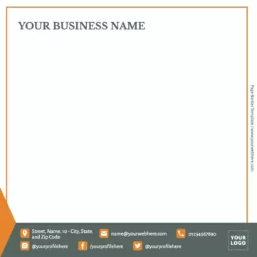 Edit a Paper Border template
