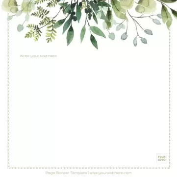 Edit a Paper Border template