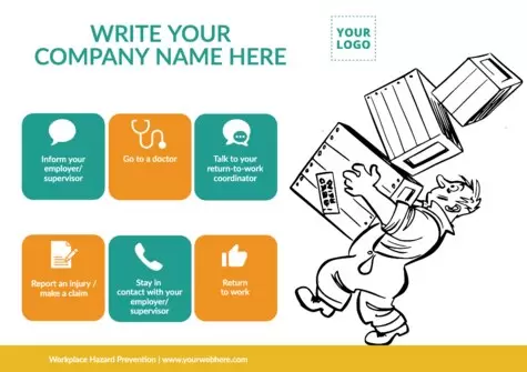 Edit a workplace hazard poster