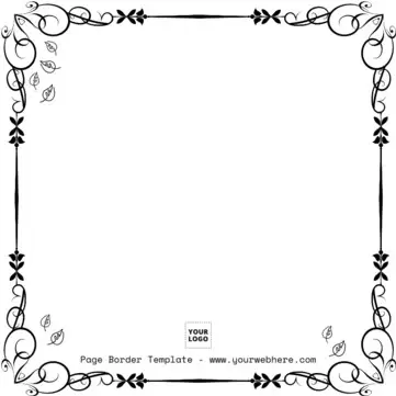Edit a Paper Border template