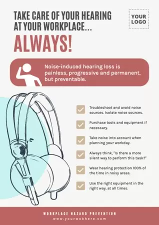 Edit a workplace hazard poster