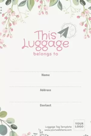 Edit a Luggage Tag