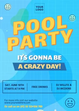 Edit a Pool Party design