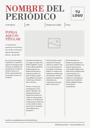 Edita una plantilla de Noticia