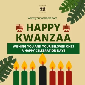 Edit a Kwanzaa design
