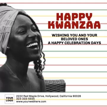 Edit a Kwanzaa design