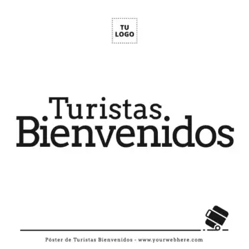 Edita un cartel de Turismo