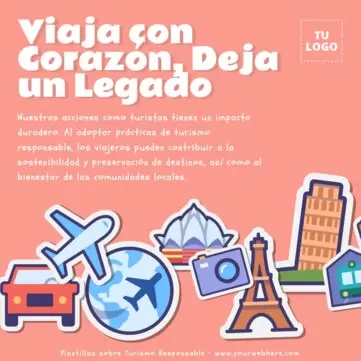 Edita un cartel de Turismo