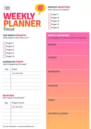 Edit a Target Organizer