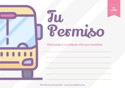 Edita una plantilla de Autorización