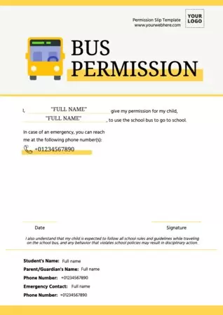 Edit a Permission Slip sample