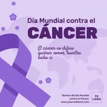 Edita un banner sobre el Cáncer