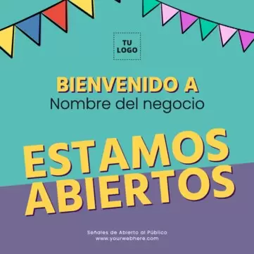 Edita un banner de Estamos de Vuelta