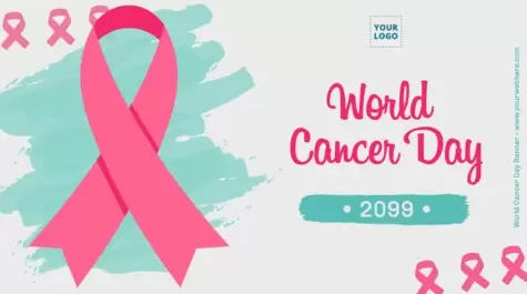 Edit a poster for Cancer Day