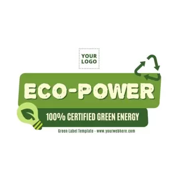 Edit a Green Energy label