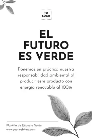 Edita una Etiqueta Verde