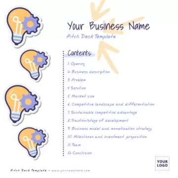 Edit a Pitch Deck design