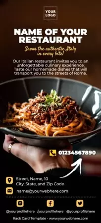 Edit a Rack Card layout