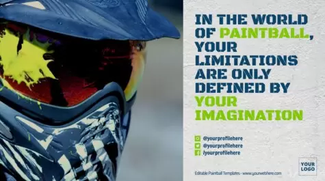 Edit a Paintball invitation