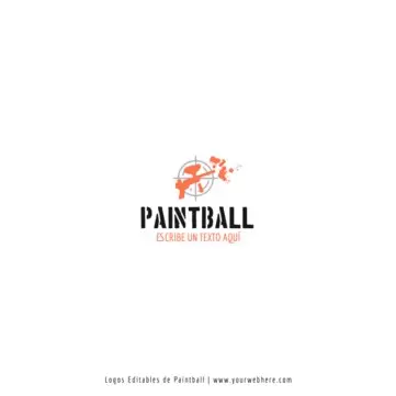 Edita un flyer de Paintball
