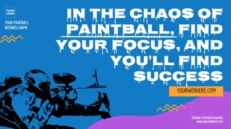 Edit a Paintball invitation