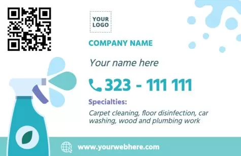 Edit a clean business card design
