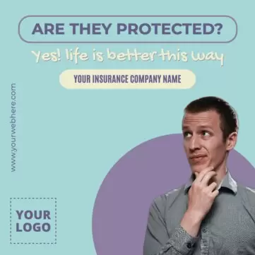 Een ontwerp bewerken om reclame te maken voor levensverzekeringen