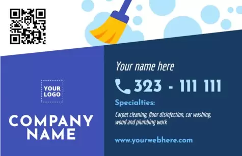 Edit a clean business card design