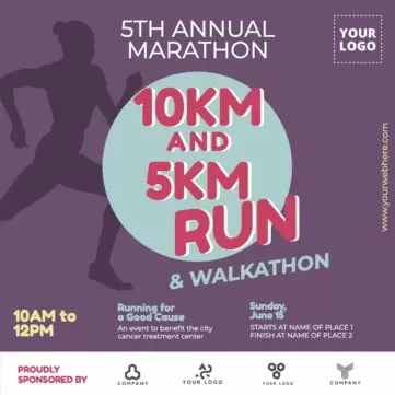 Bearbeite eineVorlage für einen Marathon