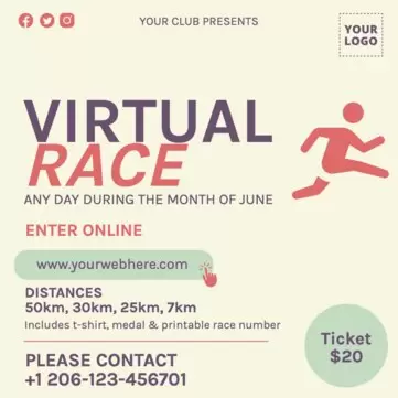 Edit a race flyer