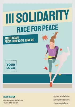 Create designs for solidarity campaigns