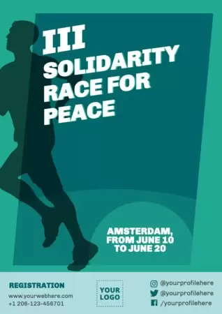 Create designs for solidarity campaigns