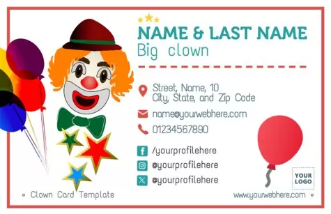 Edit a Clown card