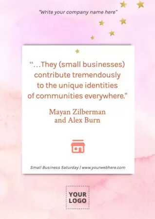 Edit a Small Business Saturday ad