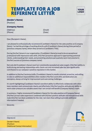 Edit a model of Reference Letter