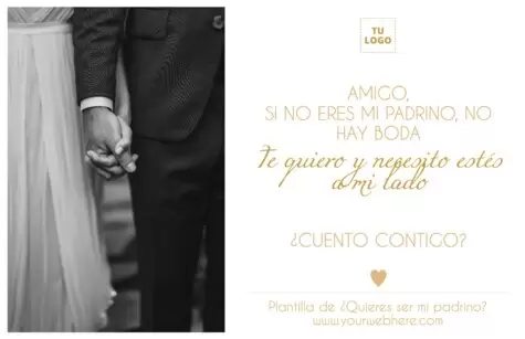 Edita una tarjeta de Padrino